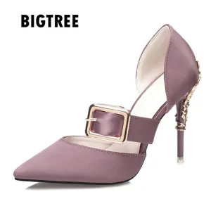 2018 Brand high heels Mary Janes women