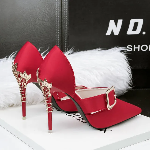 2018 Brand high heels Mary Janes women