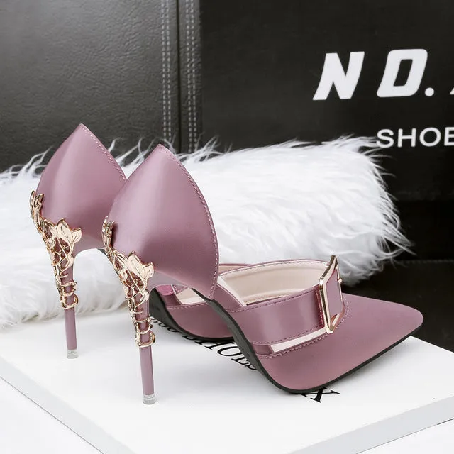 2018 Brand high heels Mary Janes women