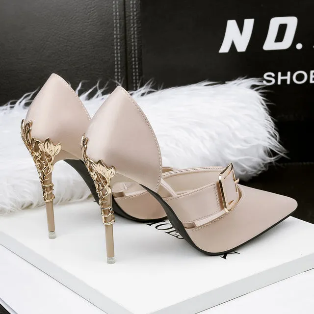 2018 Brand high heels Mary Janes women