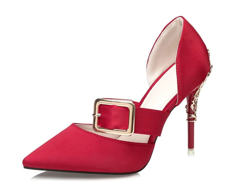 2018 Brand high heels Mary Janes women