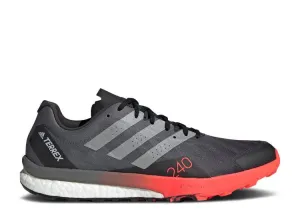 Adidas TERREX SPEED ULTRA TRAIL 'BLACK SOLAR RED' sneakers, black