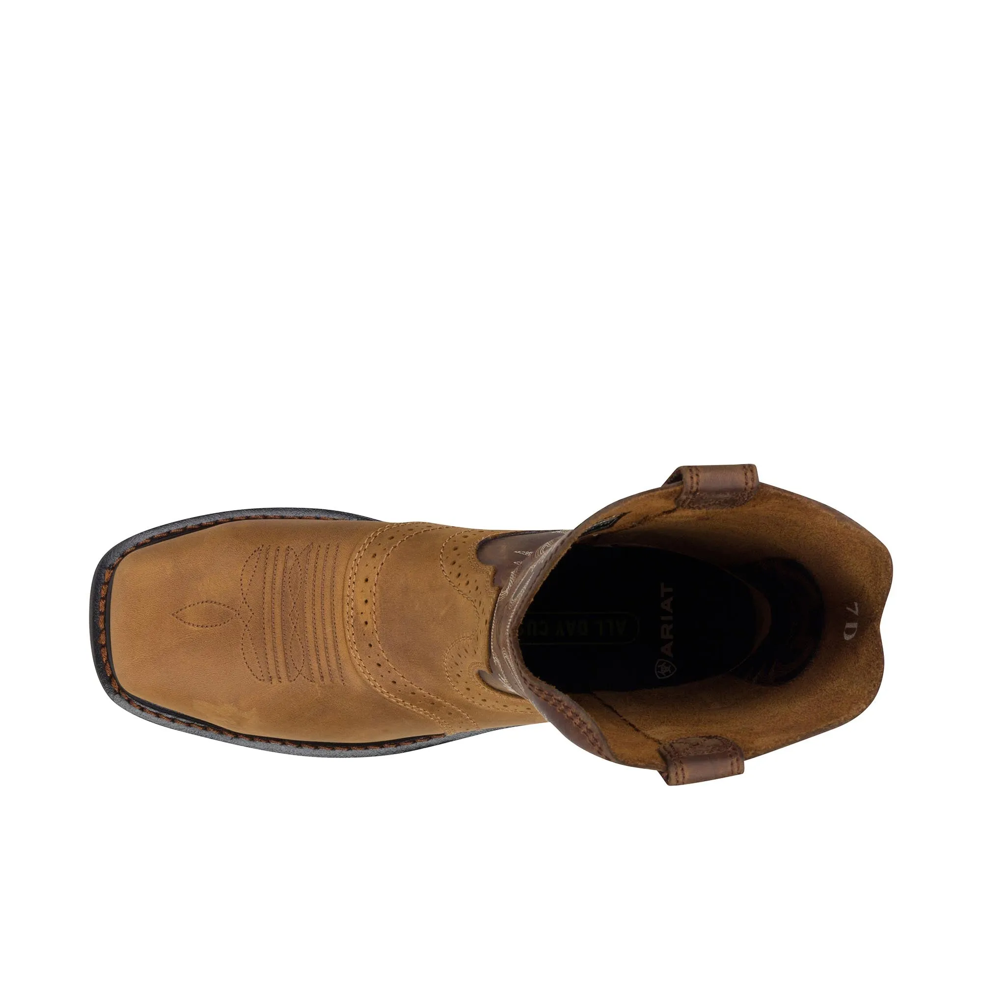 Ariat Sierra Wide Square Toe Steel Toe Aged Bark