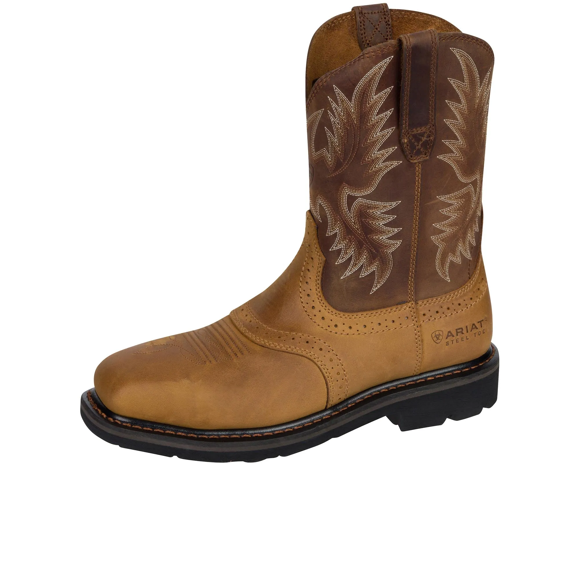 Ariat Sierra Wide Square Toe Steel Toe Aged Bark