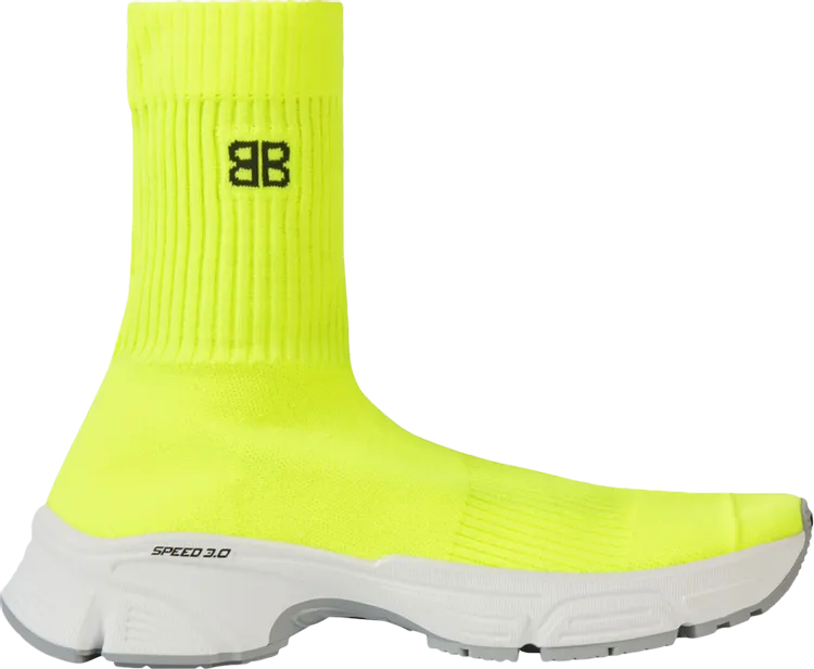 Balenciaga Wmns Speed 2.0 Sneaker Fluo Yellow