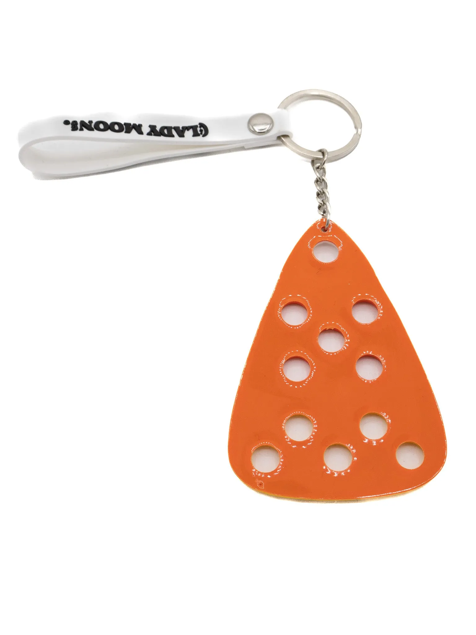 Candy Corn Shoe Charm Keychain