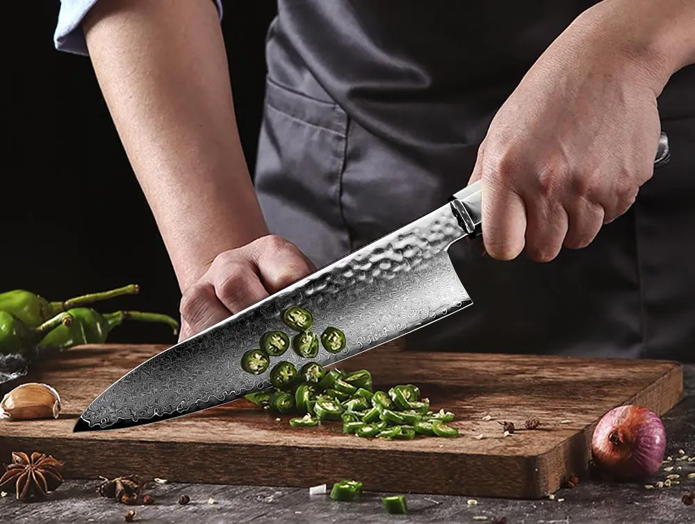 Couteau Damas de Chef