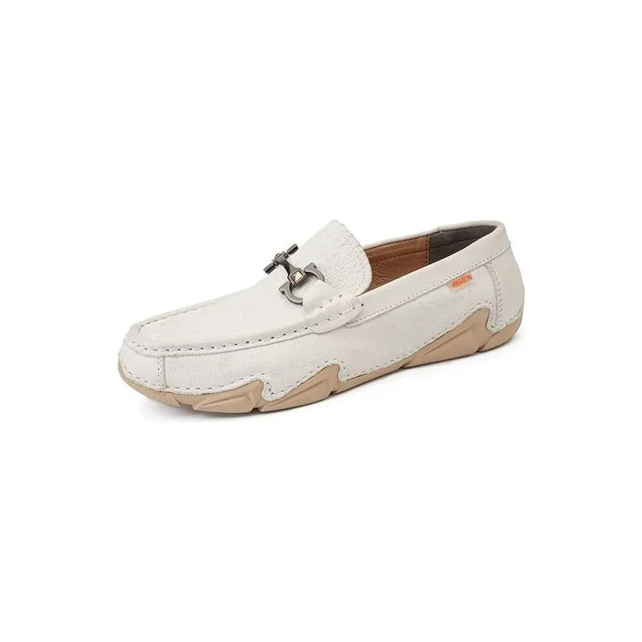CrocoLux Cow Leather Chic Casual Shoes