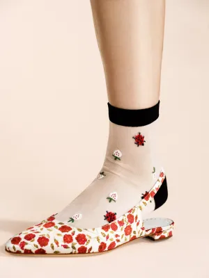 Dainty Sheer Short Crew Sock
