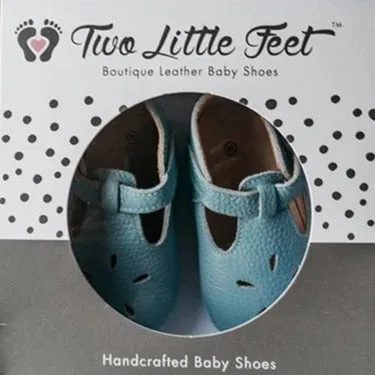 Daisy Blue Baby Shoes by Two Little Feet