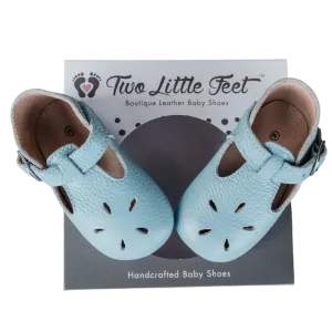Daisy Blue Baby Shoes by Two Little Feet