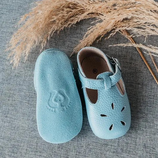 Daisy Blue Baby Shoes by Two Little Feet