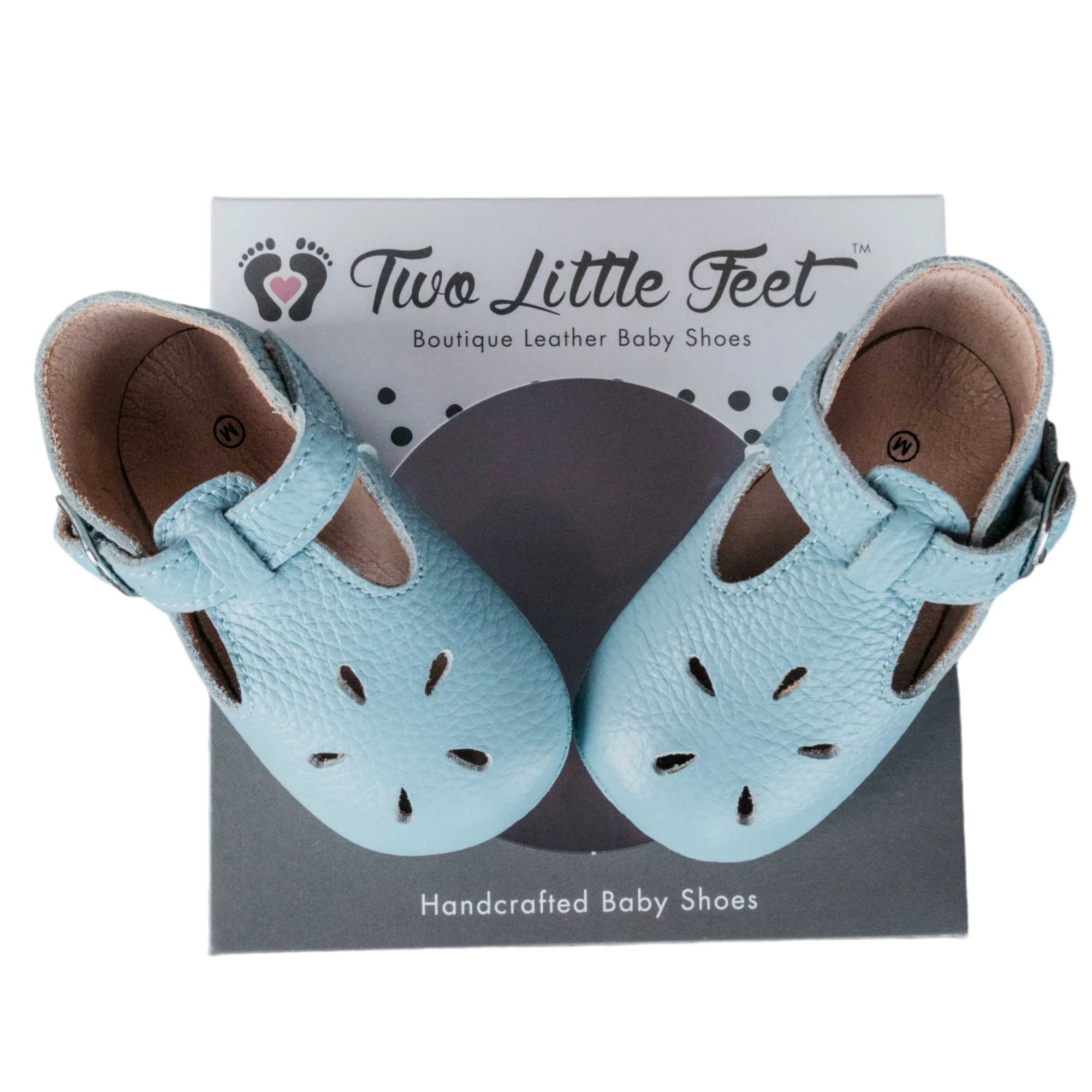 Daisy Blue Baby Shoes by Two Little Feet