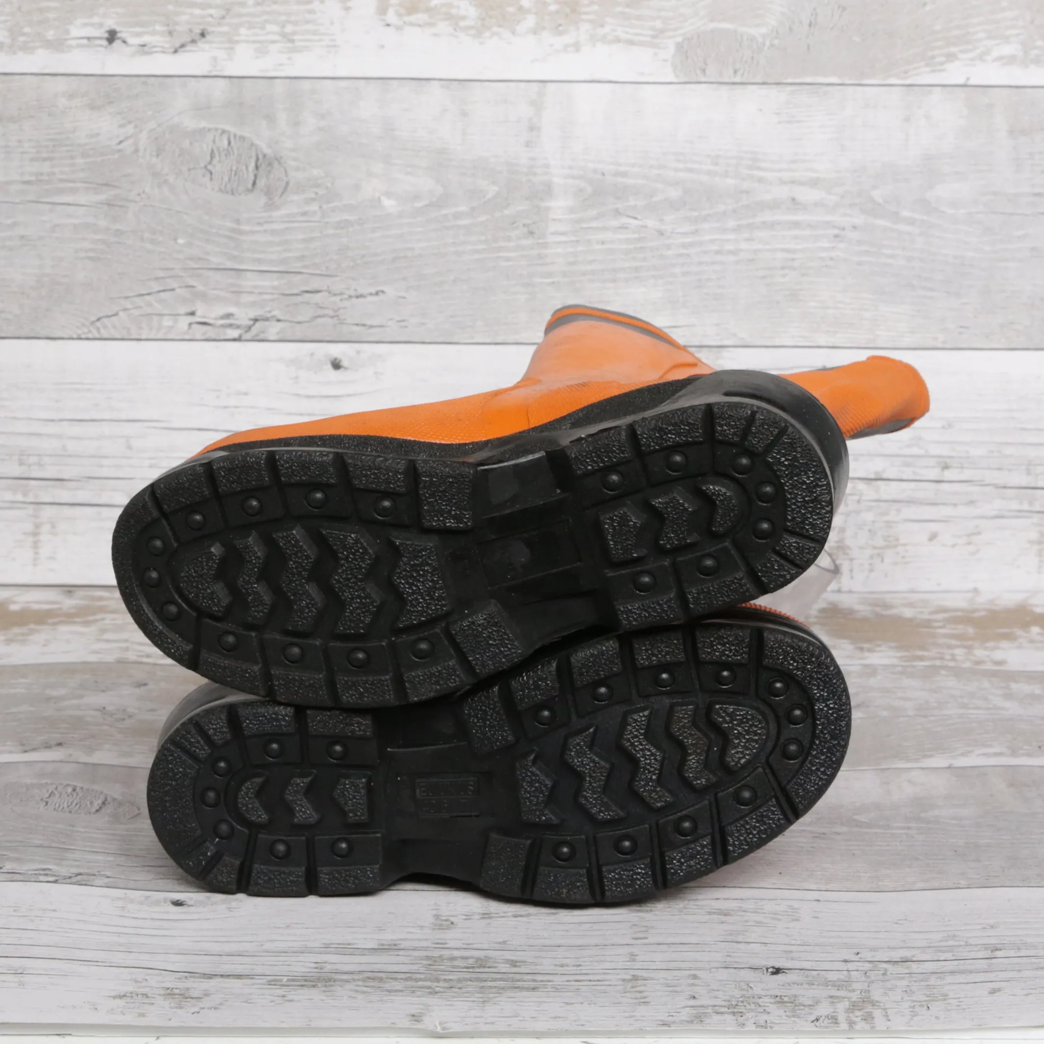De-Branded Steel Toe Cap Chainsaw Class 1 Wellington Boots UK6.5