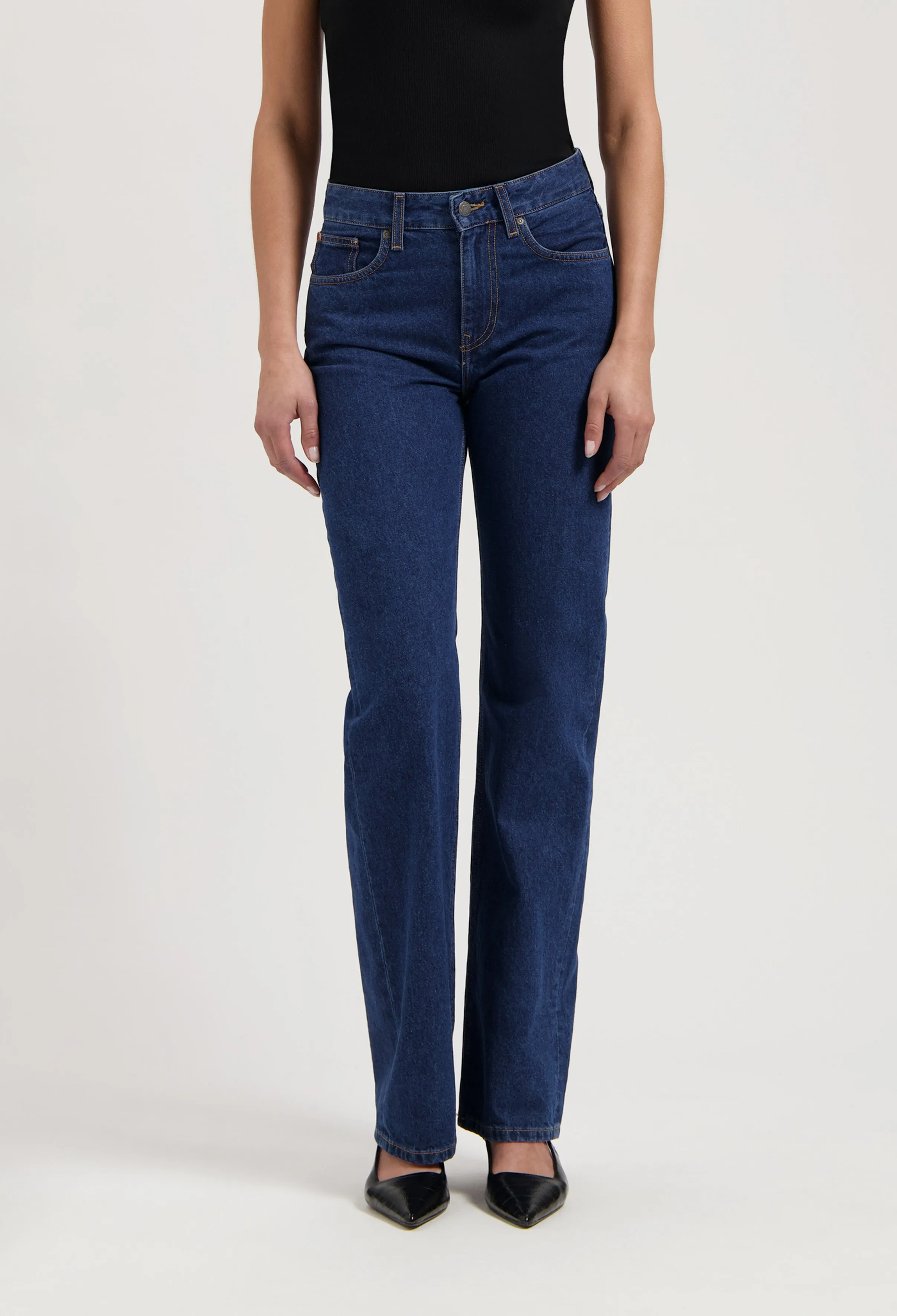 Jamie Mid Loose - Stone Indigo