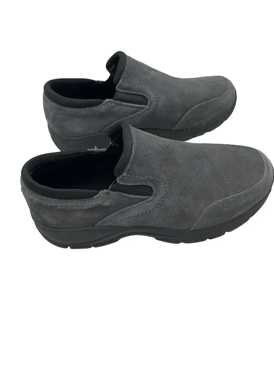 Lands' End Women Comfort Slip On Shoes Iron Gray