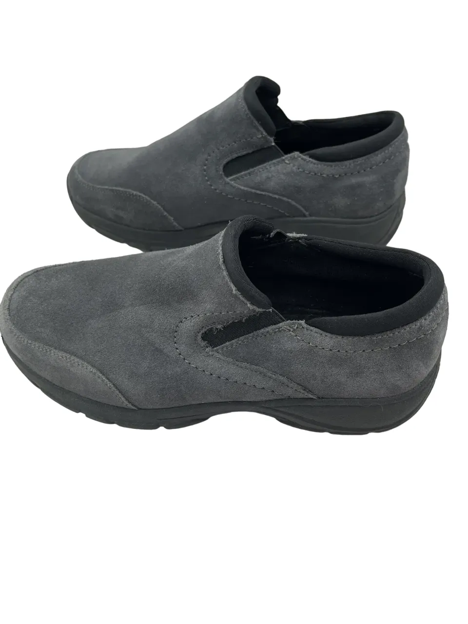 Lands' End Women Comfort Slip On Shoes Iron Gray