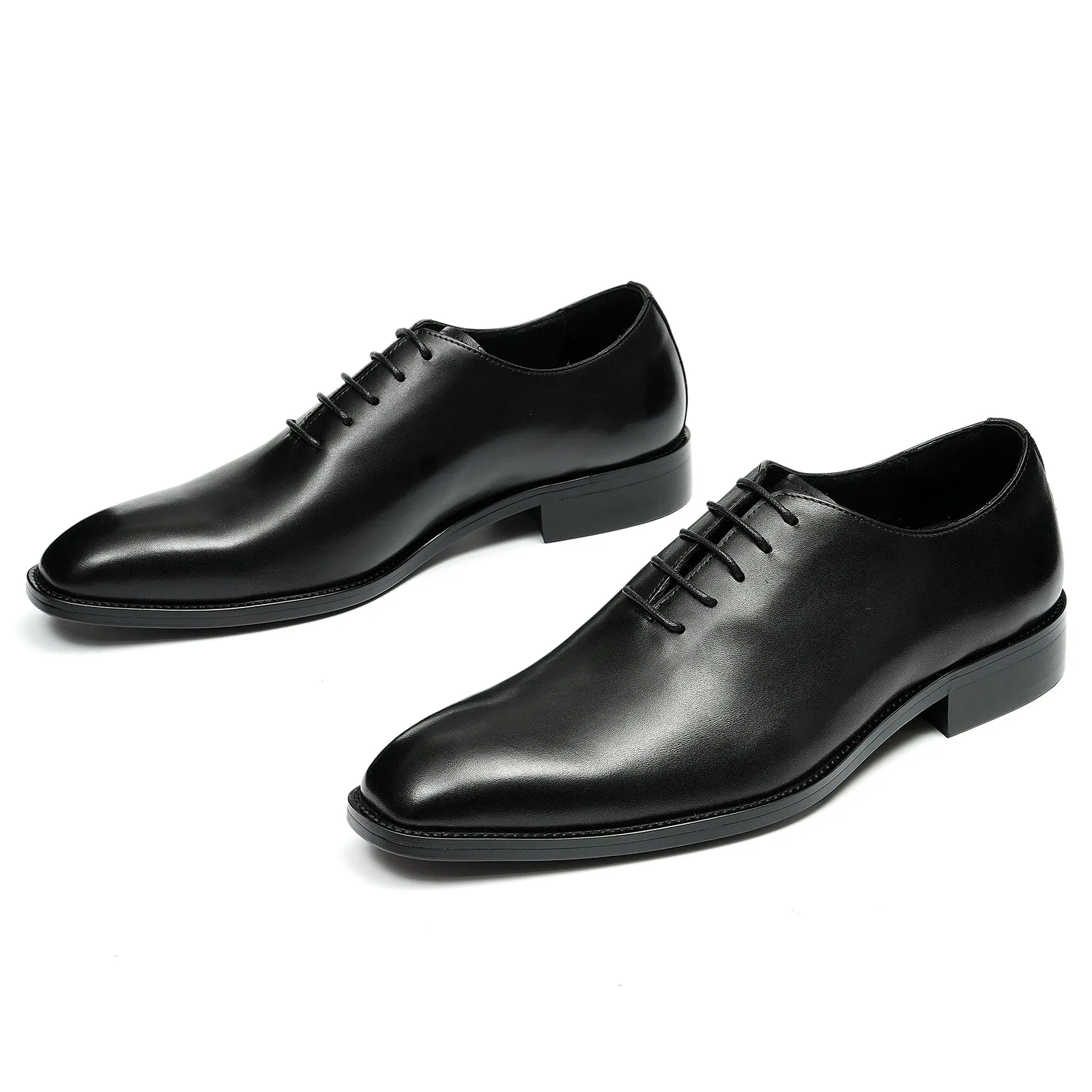 LuxeLeather Exotic Brown Buckle Wedding Brogue Shoes