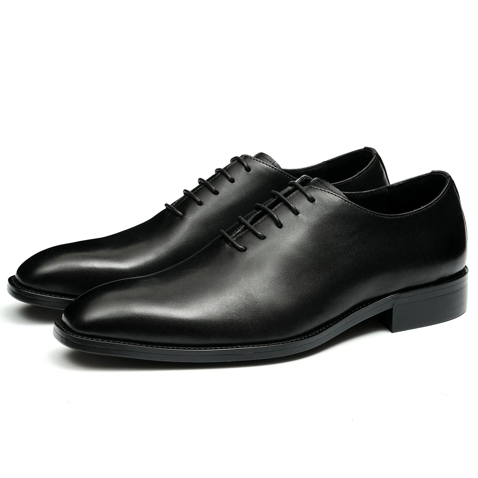 LuxeLeather Exotic Brown Buckle Wedding Brogue Shoes
