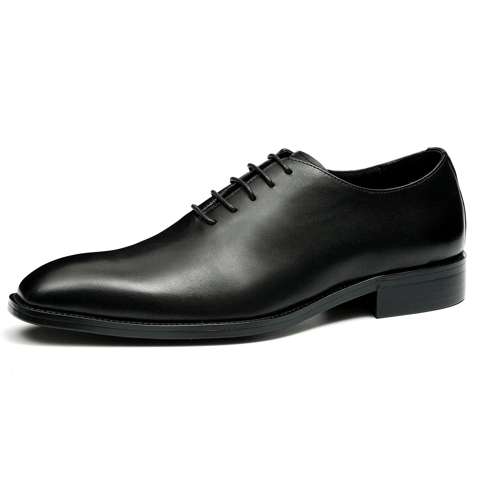 LuxeLeather Exotic Brown Buckle Wedding Brogue Shoes