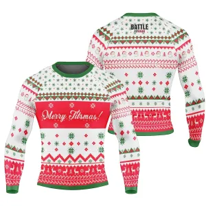 Merry Jitsmas Men's Long Sleeve Rash Guard