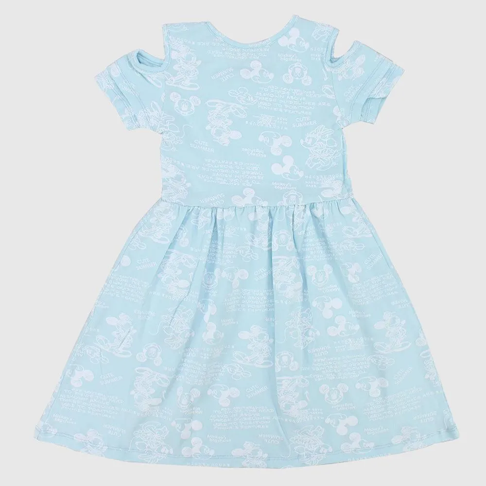 Mickey & Minnie Mouse Short-Sleeved Dress