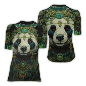 Native Panda Women's Short Sleeve Rash Guard