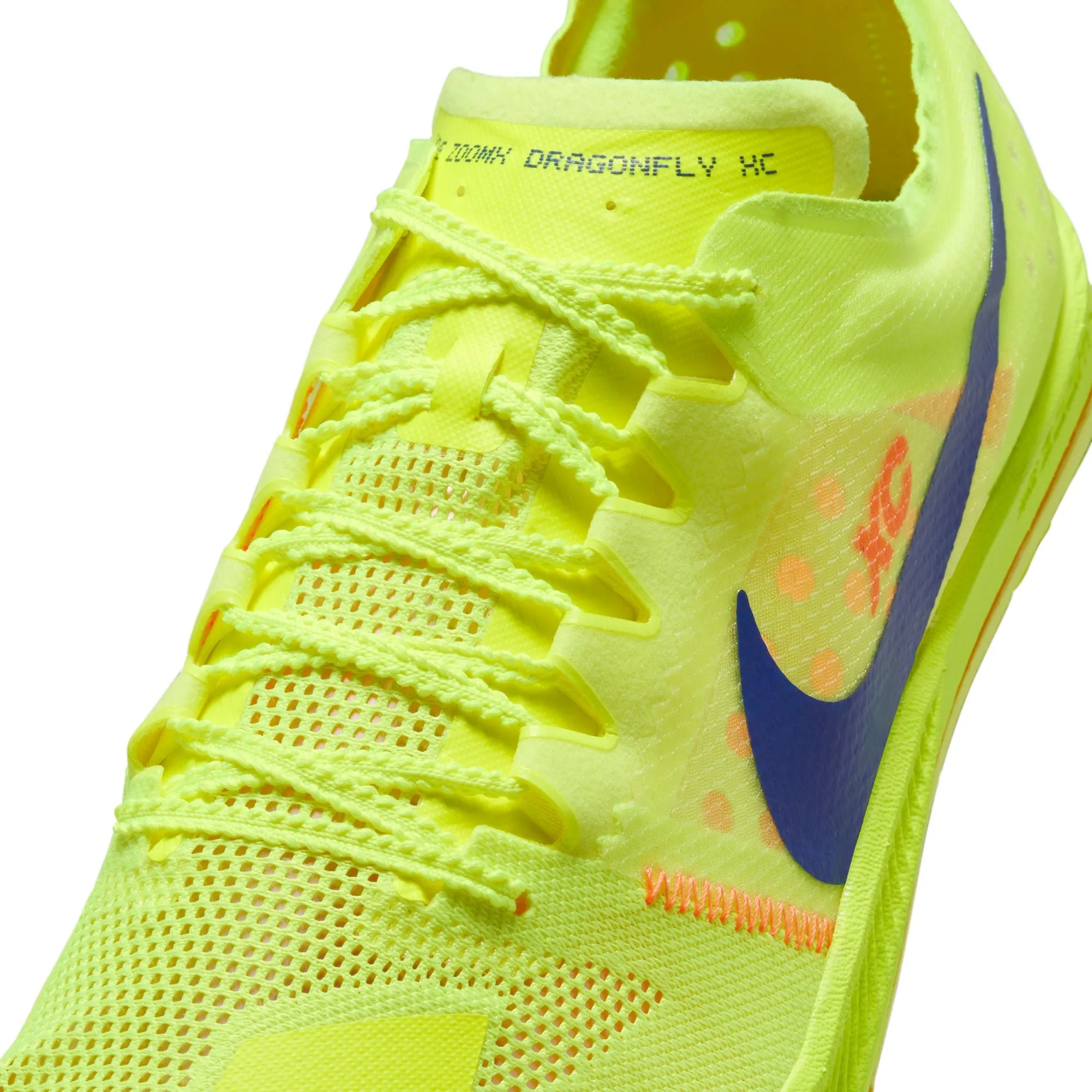 Nike ZoomX Dragonfly XC Running Spikes Volt / Total Orange / Concord