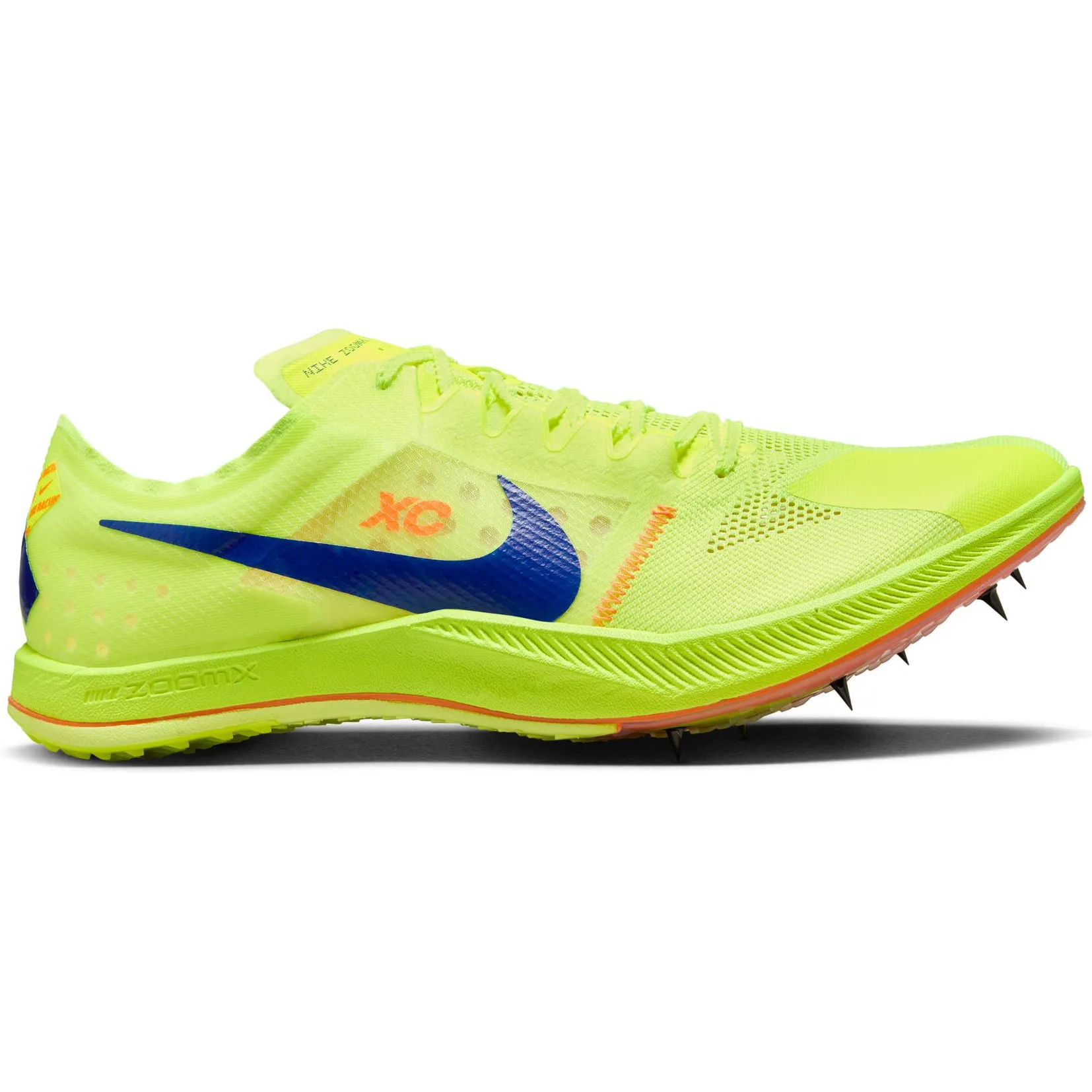 Nike ZoomX Dragonfly XC Running Spikes Volt / Total Orange / Concord