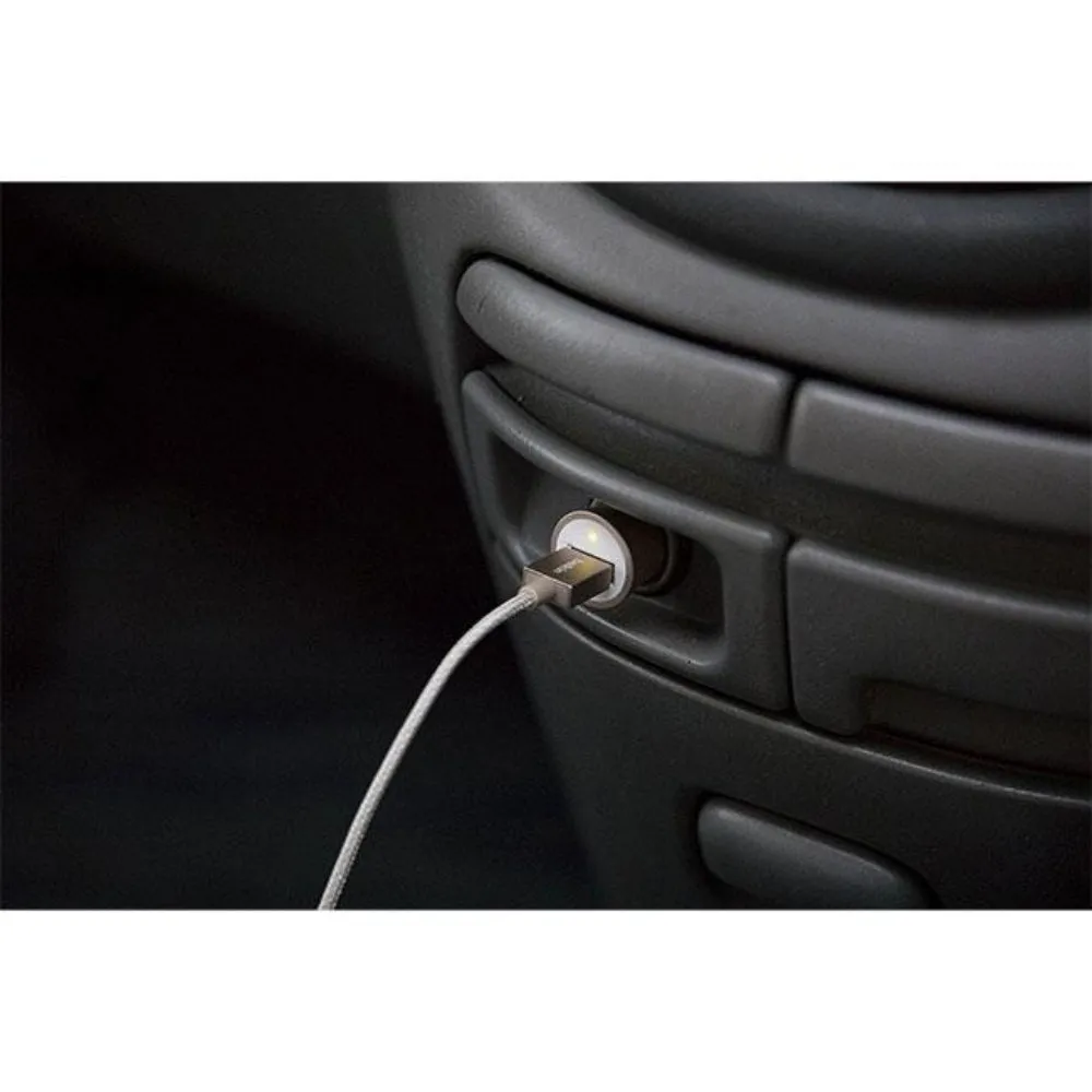 [OPEN BOX] BELKIN Premium Ultra-Fast 2.4AMP USB Car Charger - Gold