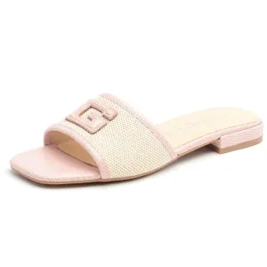 Pink Slide Sandals