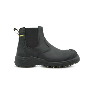 REBEL CRAZY HORSE CHELSEA BOOT STC BLACK SIZE 11