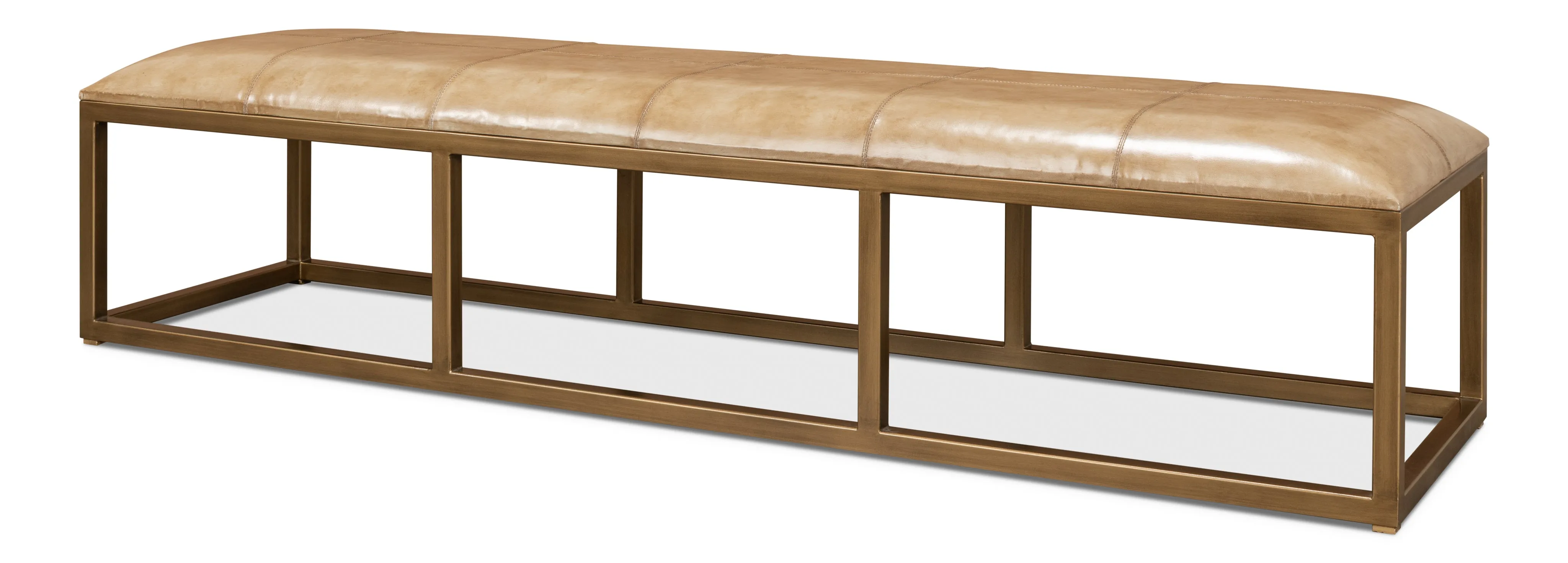 Sarreid - Long Hall Bench - Beige - Transitional