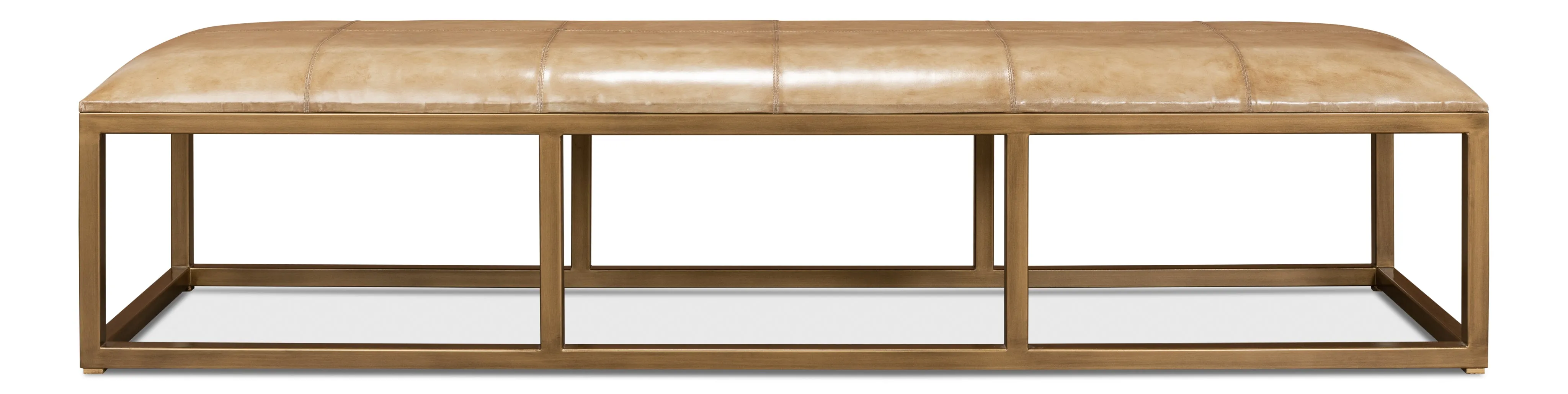 Sarreid - Long Hall Bench - Beige - Transitional