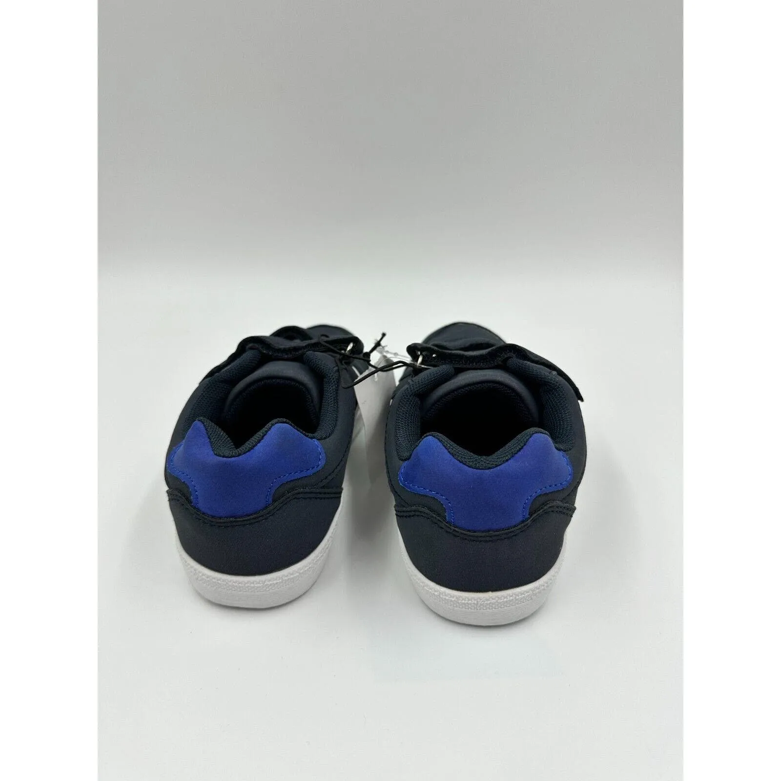 Small Kid Size 12 Navy Suede Strap Sneakers