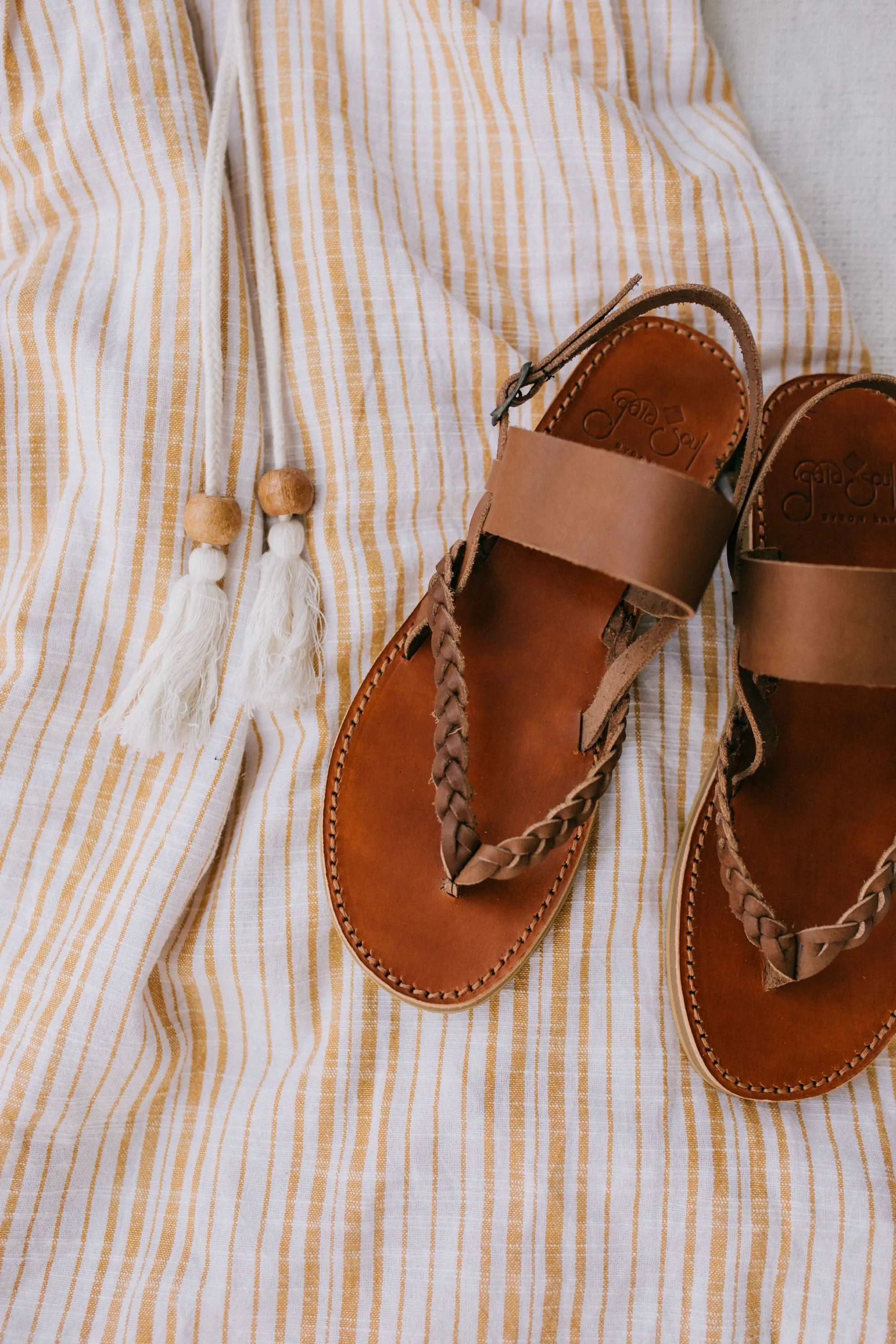 Tarifa Sandals - Moka Leather