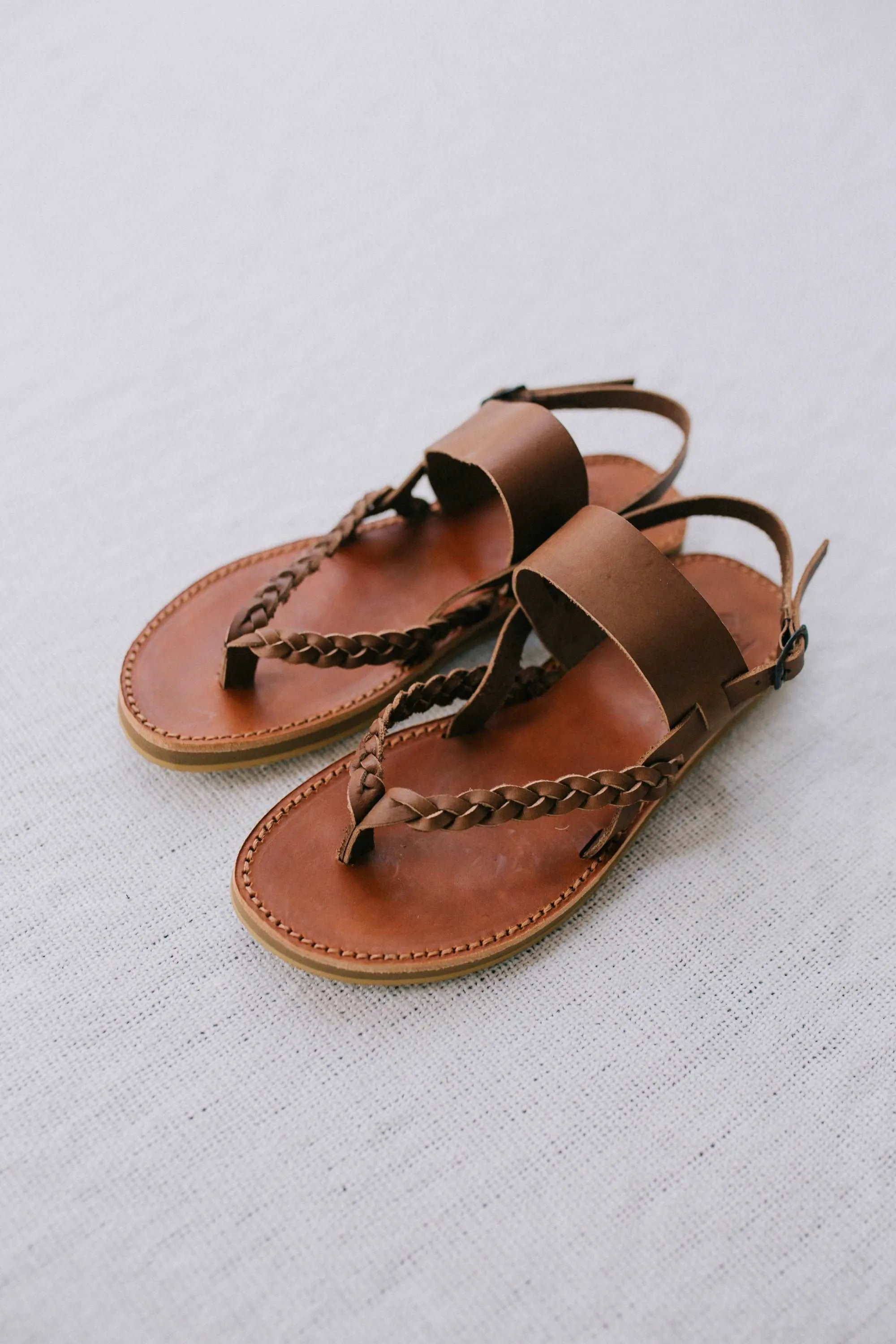 Tarifa Sandals - Moka Leather