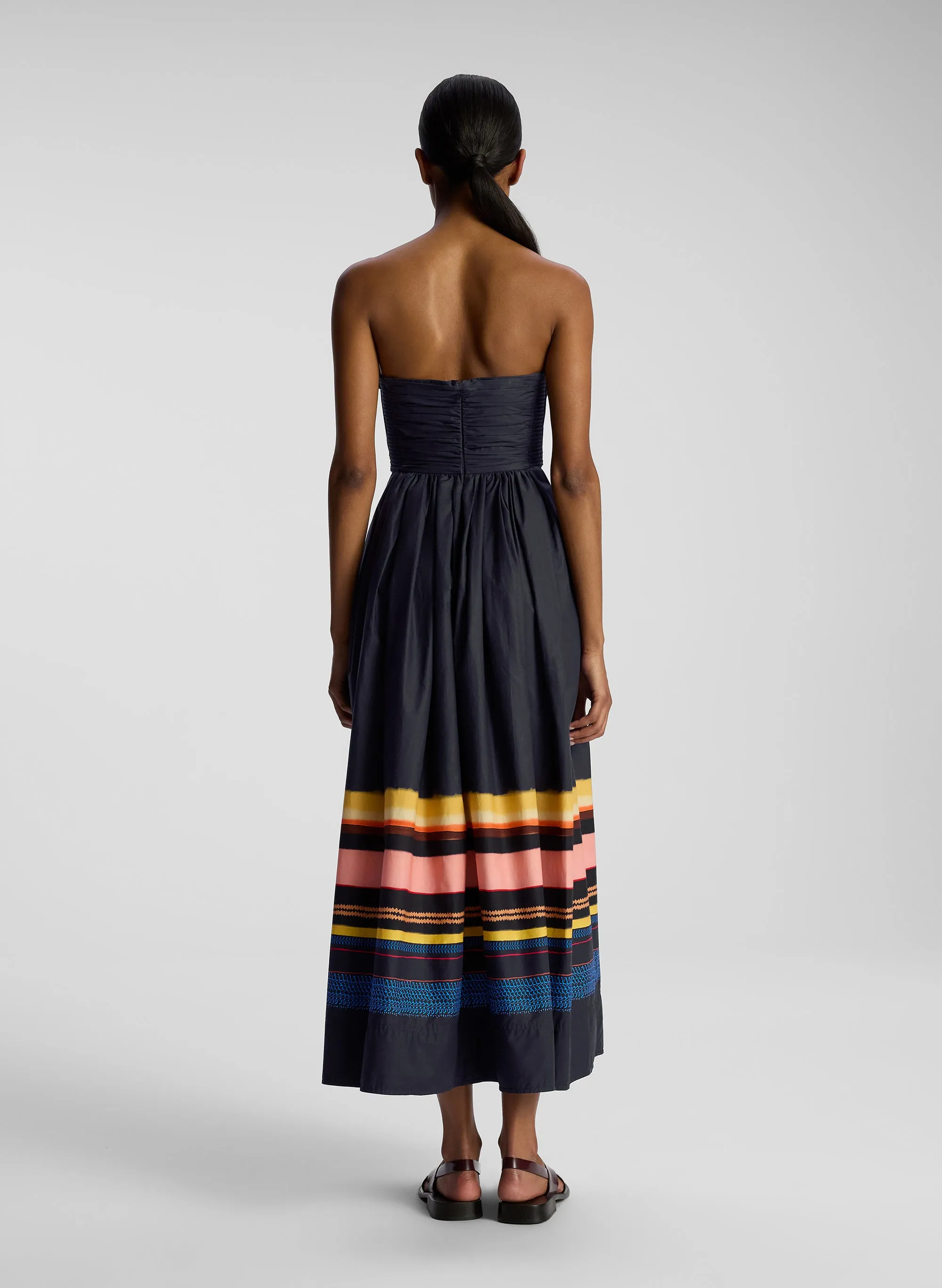 Tate Strapless Midi Dress
