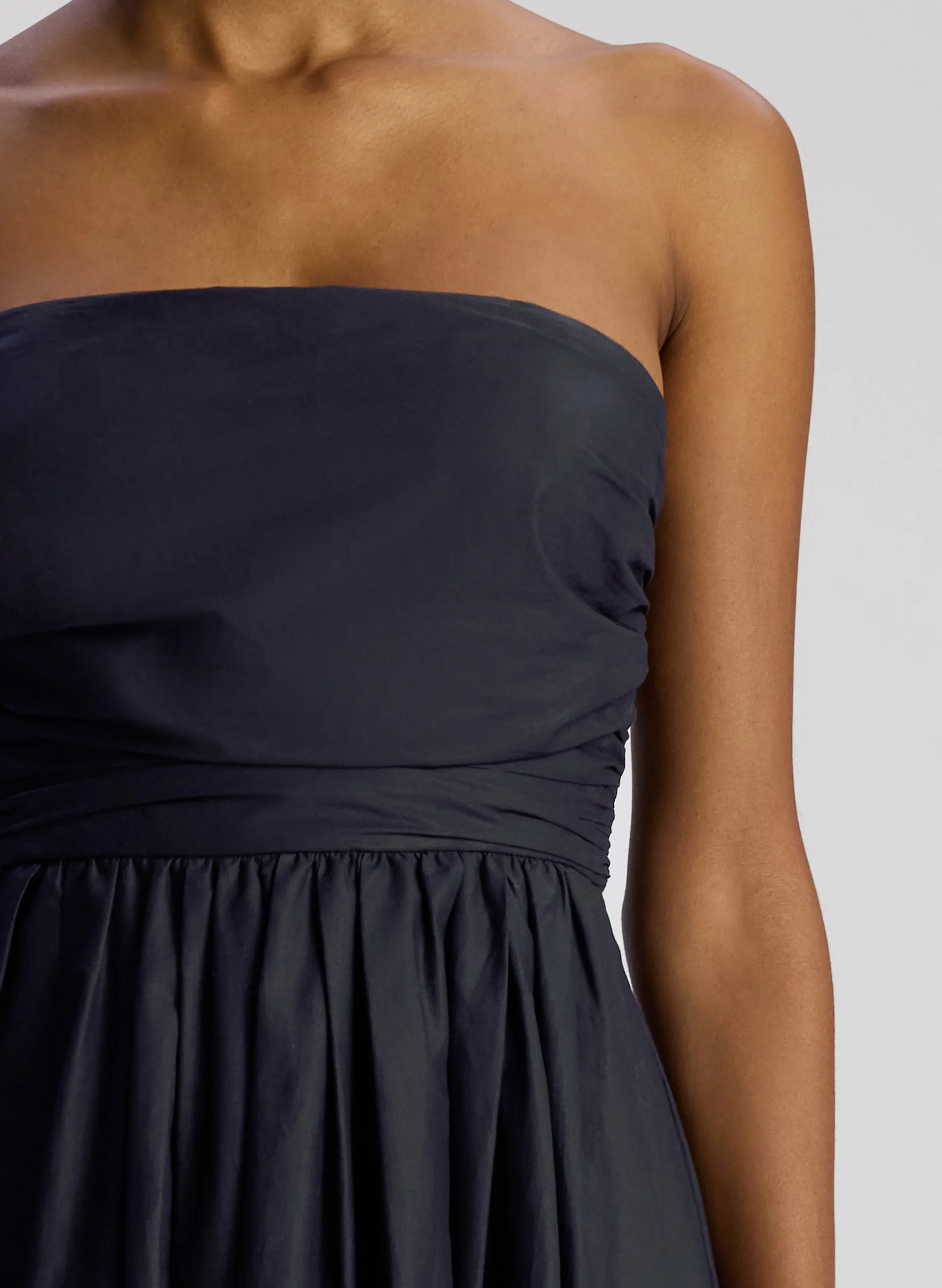 Tate Strapless Midi Dress