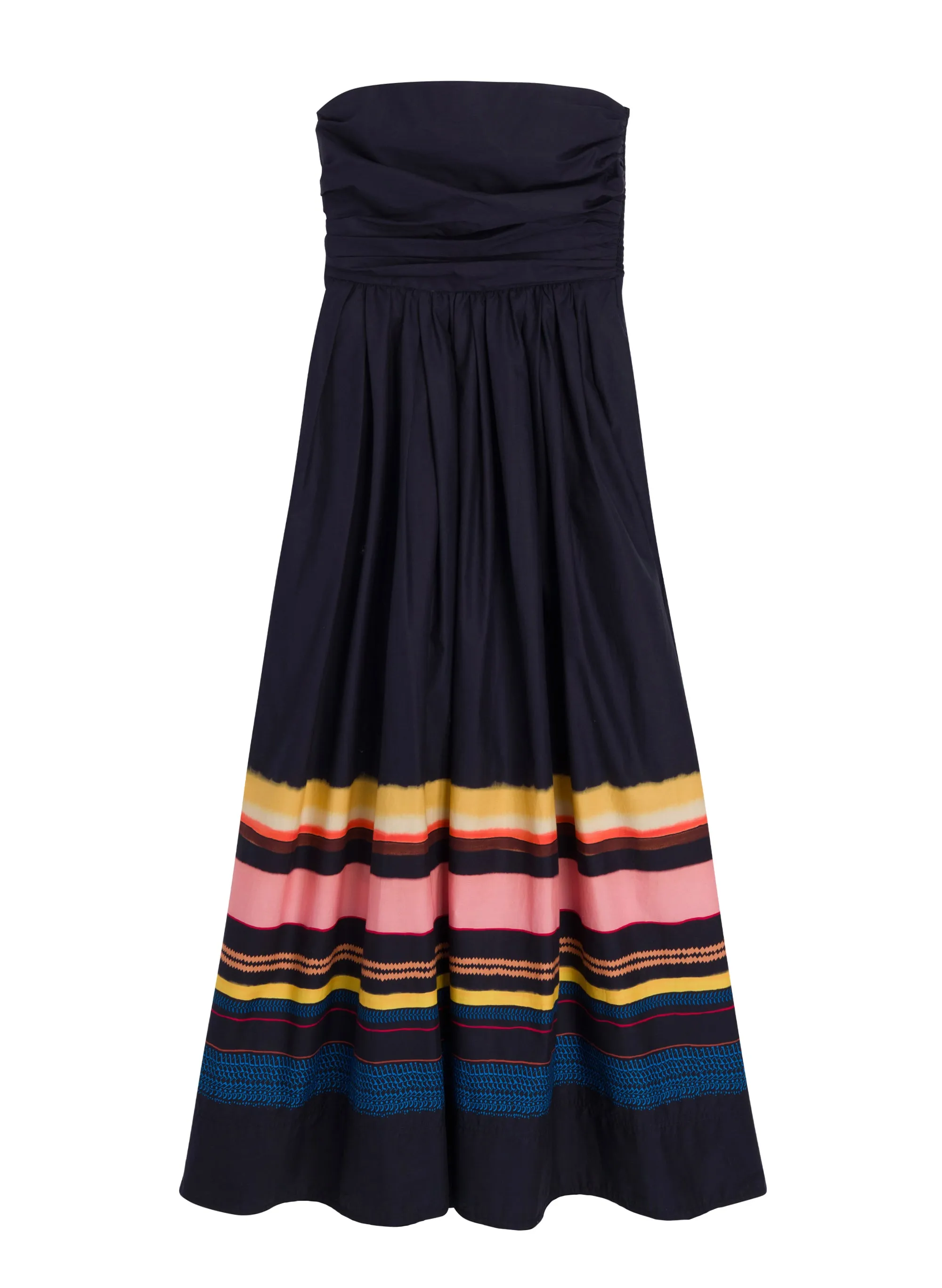 Tate Strapless Midi Dress