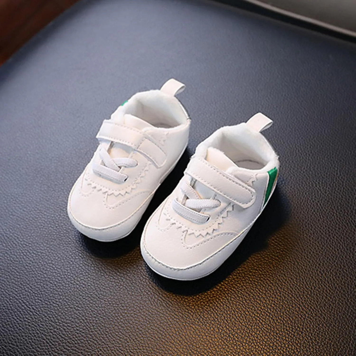 Unisex Baby Girls Shoes Infant Sneakers Thick Soles Non Slip Rubber Sole Toddler Crib First Walker Lightweight Shoes