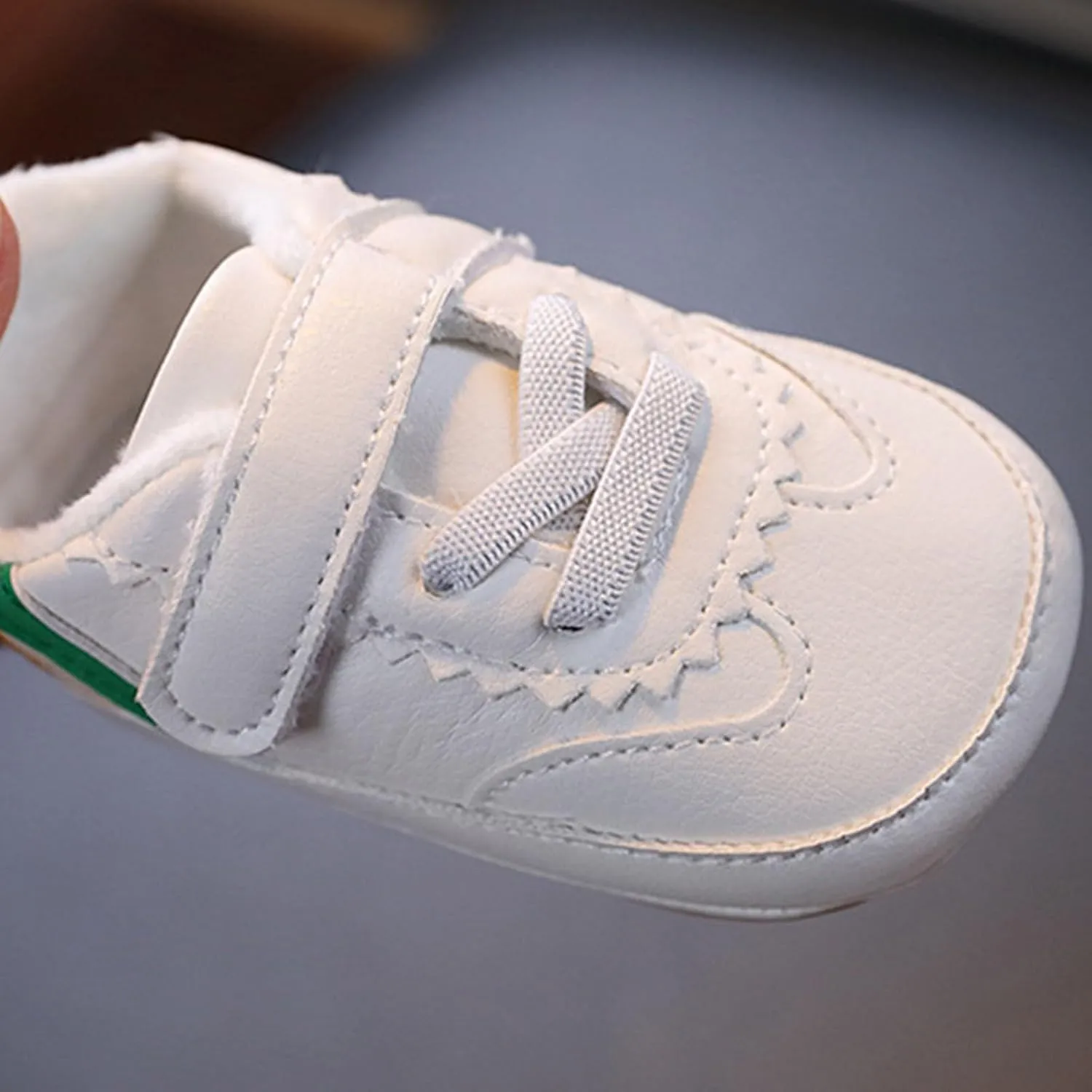 Unisex Baby Girls Shoes Infant Sneakers Thick Soles Non Slip Rubber Sole Toddler Crib First Walker Lightweight Shoes