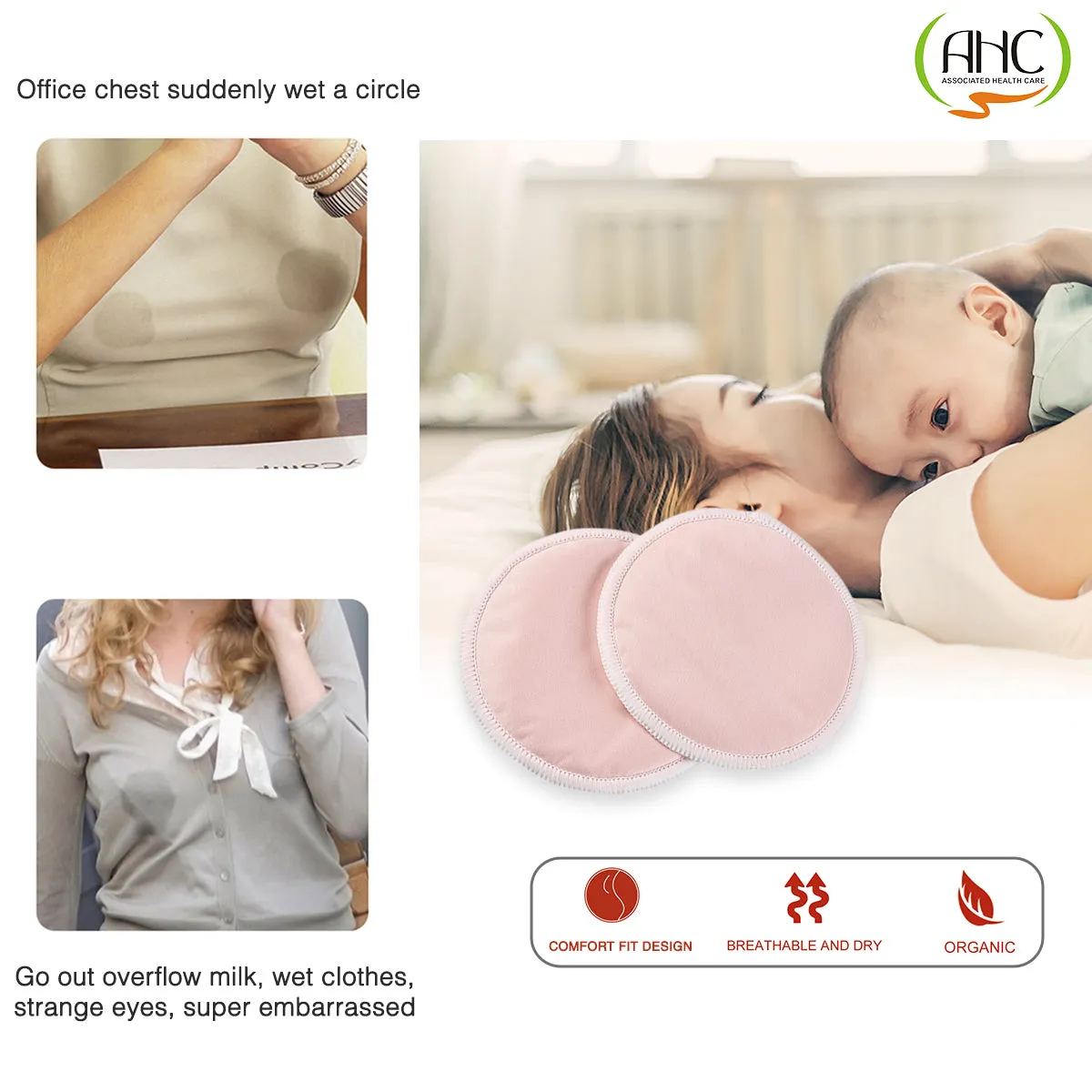 Washable Maternity Nursing Breast Pads