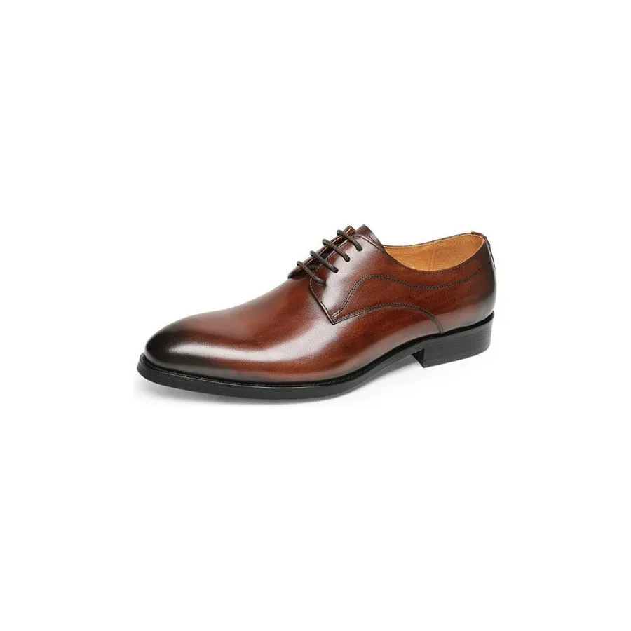 Wedding Luxe Exotic Leather Pointed Oxfords