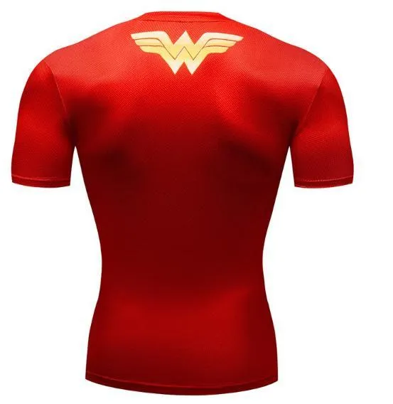 Wonder Woman 'Classic' Compression Short Sleeve Rash Guard