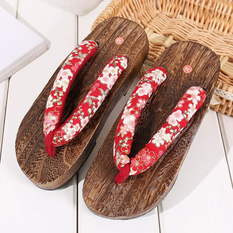 Zoe Japanese Wooden Sandals