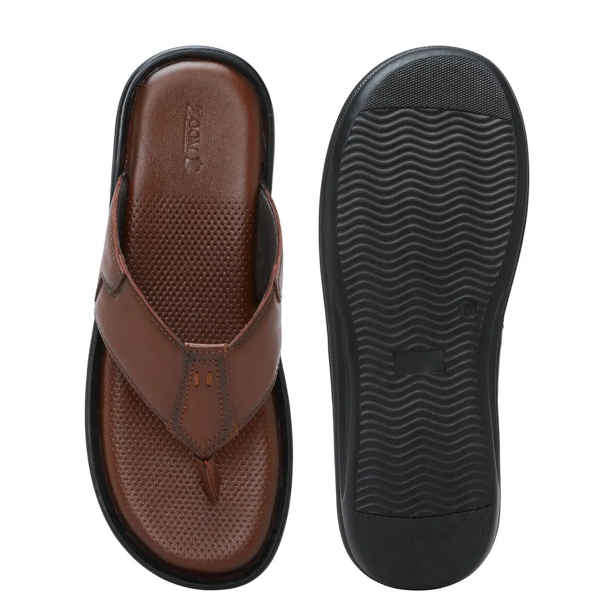 Zoom Shoes  Casual Leather Slippers For Men C-26